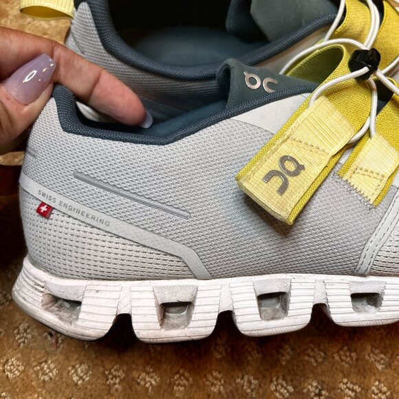 On Running Cloud Nexus Glacier Limelight Running Sneakers Men's Size 11.5 Shoes - Picture 7 of 14